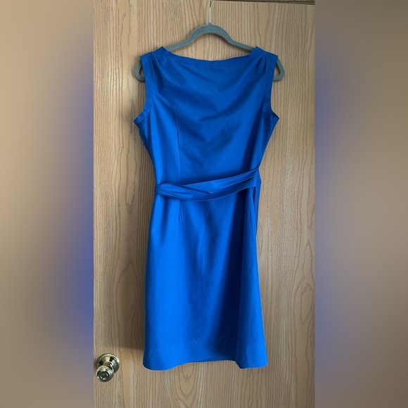 Diane Von Furstenberg | Women’s SZ 8 | Blue Side Tie Dress - Picture 3 of 9